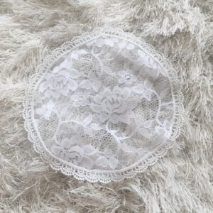 Round Lace Veil-White