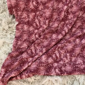 Fukuro Jacquard Knit-Dusty Maroon Tones
