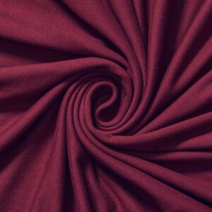 Double Brushed Knit-Maroon