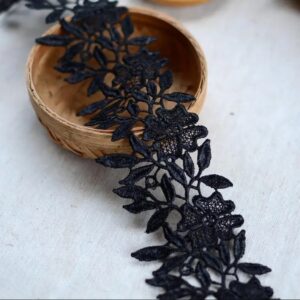 Options-Add Black Floral Lace To Bodice Or 18”
